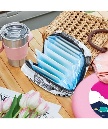 Buy Wildlife Animal Horse Menstrual Pad Bag Stylish & Functional Storage for Teens & Women | Zip Pocket for Menstruation Pads & Cups - Buy Online on GoSupps.com