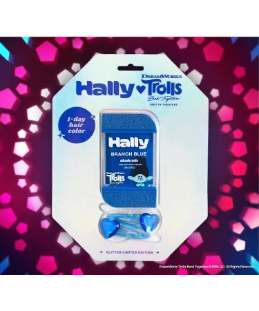 Trolls Hair Color & Accessories | Branch Glitter Blue Temporary Dye | No Mess Girls Makeup & Movie Merch - Buy Online on GoSupps.com