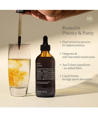 UPHORIC URTH Cordyceps Mushroom Extract - Double Extracted Fruitbody Tincture for Stamina & Respiratory Health (60 Servings) - Buy Online on GoSupps.com