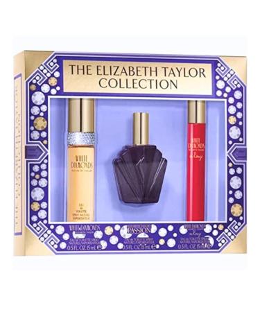 Elizabeth Taylor The Elizabeth Taylor Collection Women GiftsetWhite Diamonds Passion Violet Eyes)