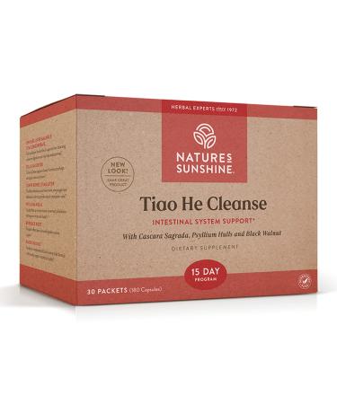 Nature's Sunshine Tiao He Herbal Cleanse and Detox - 180 Capsules
