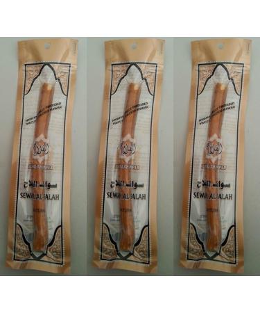 Set of 2 3 4 or 5 Islamic Miswak Natual Toothbursh/Siwak/Arak PEELU/Miswak Sticks/Chewing Stick/Salvadora Persica (Set of 5) - Buy Online on GoSupps.com