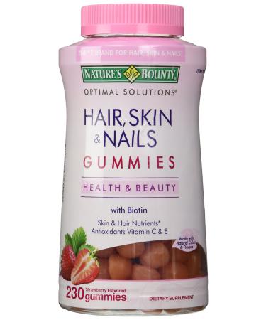 Nature's Bounty Hair Skin and Nails 230 Gummies 230 Count (Pack of 1) - Buy Online on GoSupps.com