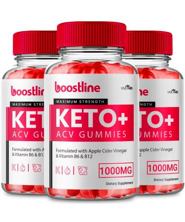 Boostline ACV Gummies Boostline ACV Keto Gummies with Apple Cider Vinegar Vitamin B12 Pomegranate Boost line Keto ACV Reviews (3 Pack)