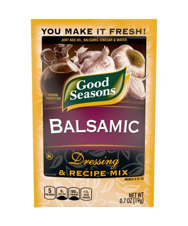 Good Seasons Balsamic Salad Dressing & Recipe Mix (0.7 oz Envelopes Pack of 24) Balsamic 0.7 Ounce (Pack of 24)