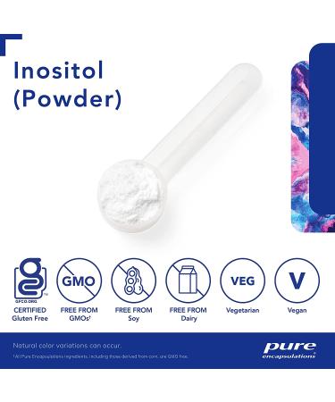 Pure Encapsulations Inositol Powder | Energy, Nervous System & Ovarian Support | 8.8 oz - Buy Online on GoSupps.com