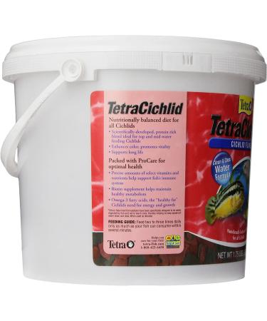 TetraCichlid Cichlid Flakes 1.75 lbs - Advanced Formula Fish Food for Clear Water - Buy Online on GoSupps.com