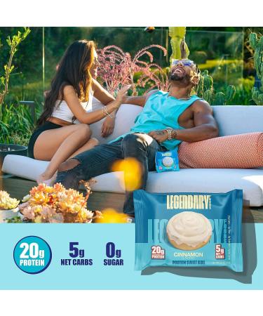 Legendary Foods Sweet Roll Cinnamon 8/box - Buy Online on GoSupps.com