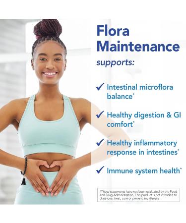 Patient One Flora Maintenance | Probiotic Supplement to Aid Balanced Intestinal Flora* | 25 Billion CFU 10 Probiotic Strains Prebiotic | 60 Capsules - Buy Online on GoSupps.com