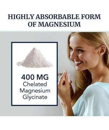 Magnesium Glycinate 400mg (120ct) & Magnesium Citrate 500 MG (60ct) | High Absorption Calm Relaxation Digestion & Muscle Support | Non-GMO Vitamin and Mineral Bundle - Buy Online on GoSupps.com