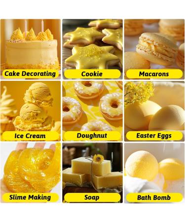 Food Coloring - 120ml Yellow Liquid Food Coloring Upgraded Vibrant Tasteless Food Dye for Baking Cooking Dessert Decorating Icing Fondant Cookies Easter Egg Making DIY Supplies - 4.06 Fl.Oz Bottles (Christmas) - Buy Online on GoSupps.com