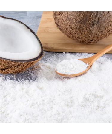 Jeske Sports Supplies Tasty Pott Organic coconut flour glutenfree flour from ground coconuts vegan cuisine cake plant flour in bag 1000 g - Buy Online on GoSupps.com