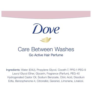 Dove Care Between Washes Hair Perfume Hair Fragrance For Sweat and Odors Go Active Hair Product for 24 Hour Protection 1.7 oz - Buy Online on GoSupps.com