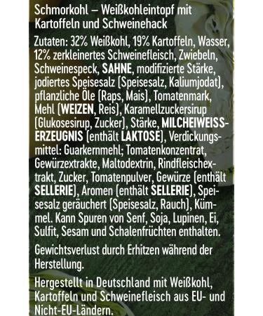 Three Stars Schmorkohl 400g - Authentic German Cabbage Dish | International Shipping Available - Buy Online on GoSupps.com