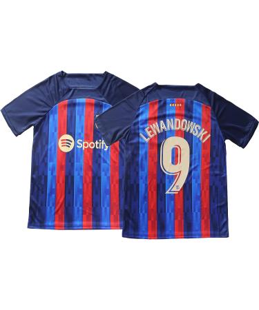 WINKIZIL 2022/2023 Barcelona Home #9 Robert Lewandowski Soccer Football Jersey Set - Adult Sizes - Buy Online on GoSupps.com