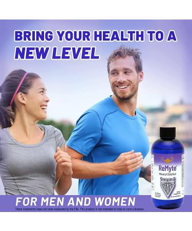 RnA ReSet ReMyte Liquid Multi Mineral Electrolyte Solution 8oz - 12 Essential Minerals Including Iodine, Selenium, Zinc, Magnesium, Boron - by Dr. Carolyn Dean - Buy Online on GoSupps.com