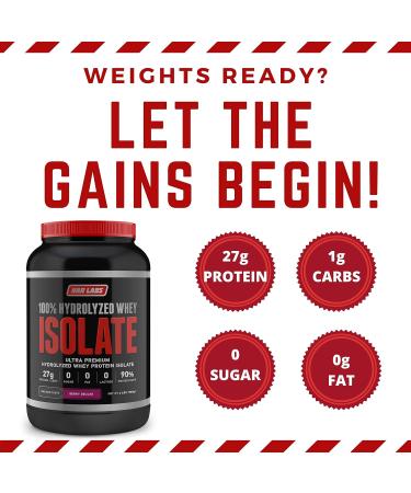 Buy Hydrolyzed Whey Protein Isolate 2 lbs - Berry Berry Deluxe | Premium Quality & Fast International Shipping - Buy Online on GoSupps.com