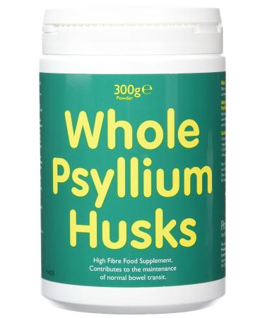 Whole Psyllium Husks - High Fibre Food Supplement (300g Powder)