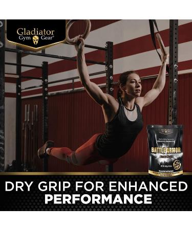 400g Refillable Gym Chalk Ball for Weightlifting & Climbing | 14oz Magnesium Carbonate Powder for Dry Hands & Pole Grip - Buy Online on GoSupps.com