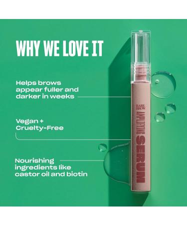 Babe Original Eyebrow Serum For Thicker Brows - Brow Serum with Castor Oil Biotin Repairing Amino Acids 0.03 Fl Oz (Pack of 1) - Buy Online on GoSupps.com
