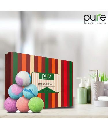 Indulge in Luxury with Natural Bath Bombs Gift Set - Relaxing Spa Balls Infused with Essential Oils & Shea Butter for Women & Kids! Sulfate & Paraben Free - Buy Online on GoSupps.com