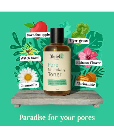 Pore Minimizer Toner for Oily & Aging Skin | Skin Tightening with Botanical Extracts & 2% Niacinamide | Exfoliating & Safe for Sensitive Skin - Buy Online on GoSupps.com