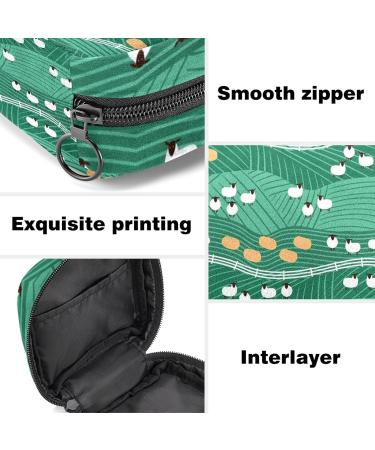 Sanitary Napkin Storage Bag Portable Period Bag for Women Teen Girls Sheep Grassland Pattern Menstrual Cup Pouch Nursing Pad Holder (Multicolor) Color 1 - Buy Online on GoSupps.com
