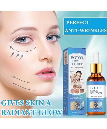 Buy Botox Facial Serum - Anti-Aging Vitamin C & Collagen Solution for Women | Reduce Fine Lines & Wrinkles | Nourish & Plump Skin - Buy Online on GoSupps.com