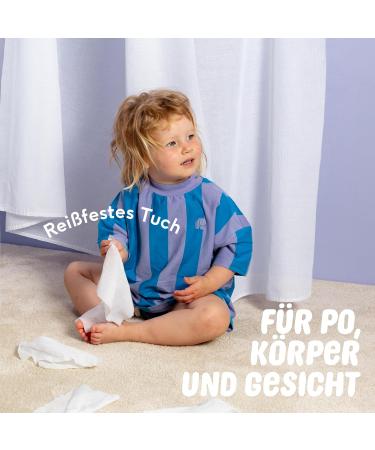 Na f Plastic-Free Wet Wipes - 864 Pieces for Baby & Face | 99% Water | Alcohol & Perfume Free | Sustainable Eucalyptus Fibers - Buy Online on GoSupps.com