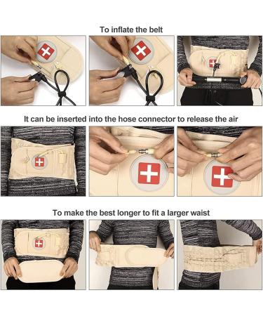 Eayh Decompression Back Belt | Spine-Air Traction for Lower Back Pain Relief | Lumbar Support Belt (29-49 inch Waist) - Buy Now! - Buy Online on GoSupps.com