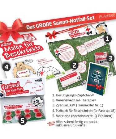 Soothing Cones & Lakritz Suppositories for Cologne Fans | Unique Gift Sets for Football Lovers | Emergency Relief for Defeats & Relegation Fear - Buy Online on GoSupps.com