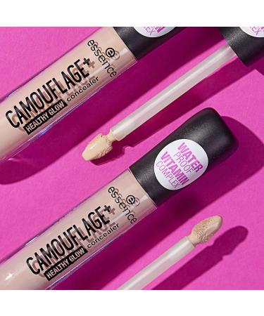 Essence Camouflage+ Healthy Glow Concealer No. 10 Nude | Vegan Waterproof Brightening | Natural Radiant Finish | 5ml - Buy Online on GoSupps.com