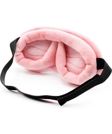 Wild Essentials Infinity Fleece Luxury Sleep Mask in Peacefully Pink - Buy Online on GoSupps.com