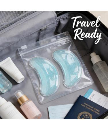 Cooling Eye Pads Reusable Hot Cold Patches for Puffy Eyes Dark Circles and Eye Strain for Office Travel Home Use Eye Relax Portable Easy to Clean Skin Friendly - Buy Online on GoSupps.com