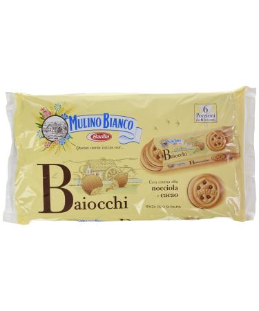 Mulino Bianco Baiocchi Nocciola Biscuits with Hazelnuts and Cocoa Filling 336g
