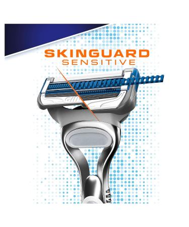 Buy Gillette SkinGuard Sensitive Razor for Men - Prevent Skin Irritation + 1 Spare Blade | Fast International Shipping - Buy Online on GoSupps.com