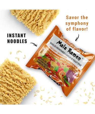 Club Supreme Ramen Instant Noodle - Spicy Chicken Noodles 85G (Pack of 12) 1.02 Kg - Cooks In 3 Minutes White - Buy Online on GoSupps.com