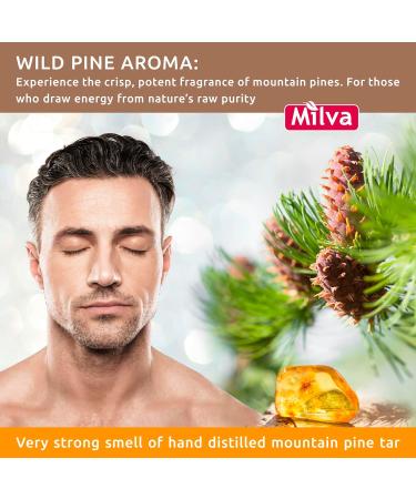 Milva Seborrheic Dermatitis Pine Tar Shampoo - Natural Psoriasis Scalp Treatment Shampoo - Irritated Anti Itching Anti-Dandruff Shampoo - 200ml Anti-Dandruff Shampoo - Buy Online on GoSupps.com