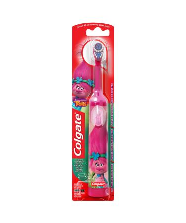 Colgate Kids Powered Toothbrush  Trolls  Extra Soft
