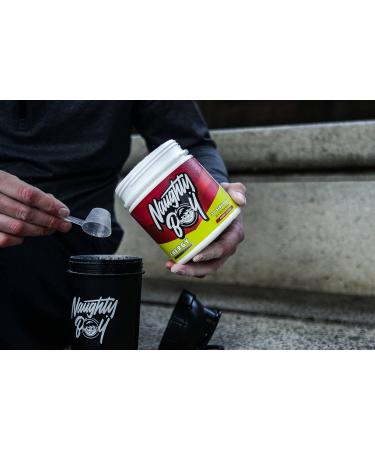 Naughty Boy High Energy Pre Workout Powder with Beta Alanine Citrulline & Caffeine Supplements for Men & Women Clinically Dosed Energy Drink- 390g/30 Servings (Rocket Ice Lolly) - Buy Online on GoSupps.com