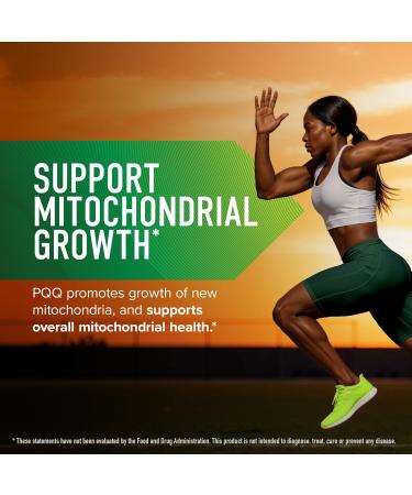 PQQ Supplement 40 MG | High Strength Pyrroloquinoline Quinone for Mitochondrial Biogenesis Cellular Energy & Brain Health Support | Mitochondria Supplement | Third-Party Tested Non-GMO | 60 Ct 40mg - Buy Online on GoSupps.com