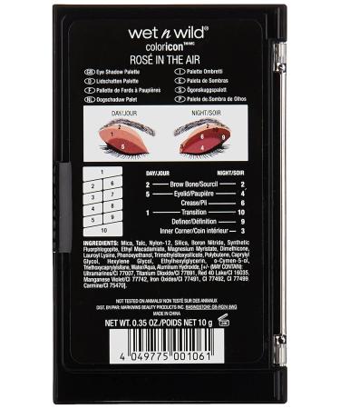 Wet n Wild Color Icon 10-Pan Eyeshadow Palette - Ros in the Air | 10 Shades of Shimmer & Matte | Vegan & Easy to Blend for Day & Evening Looks - Buy Online on GoSupps.com