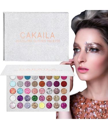 5 Eyeshadow Palette | 40colors All in Makeup Palette for Girls Women | Festival Style Ultra Pigmented Shimmer Sparkling Eyeshadow Makeup Pallet Long Lasting Waterproof Eye 5 Pcs a - Buy Online on GoSupps.com