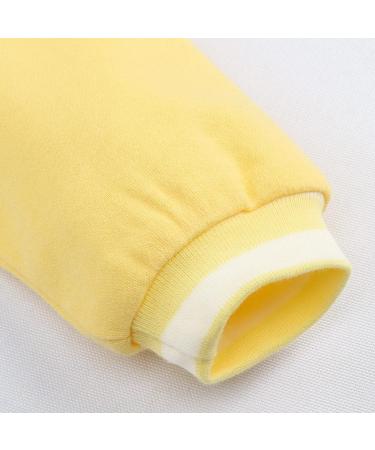 JiAmy Newborn Baby Romper Cotton Footie Long Sleeve Sleepsuit Pajamas - Yellow Lion | 0-3 Months - Buy Online on GoSupps.com