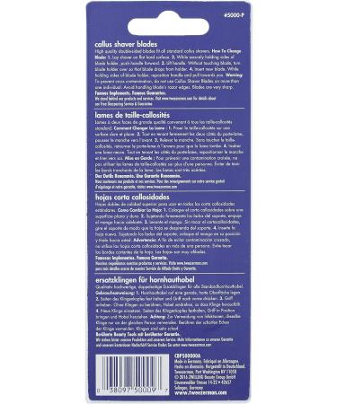 Tweezerman Callus Shaver Replacement Blades - Smooth and Effective - Buy Online on GoSupps.com