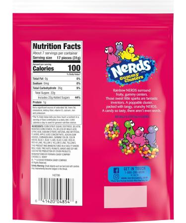 Nerds Gummy Clusters Candy (8 Ounce) - Buy Online on GoSupps.com
