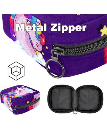 Portable Women's Binding-Storage Bags for Menstrual Cups & Pads | Cute Unicorn Design | Ideal for Teens & First Period Essentials - Buy Online on GoSupps.com