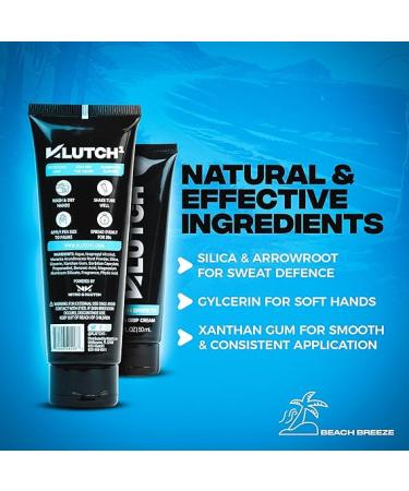 | Hand Antiperspirant Grip Cream Stop Hand Sweat for Hours Made for Athletes & Gamers Sweaty Hands Treatment & Chalkless Grip Enhancer | Beach Breeze Scented - Buy Online on GoSupps.com