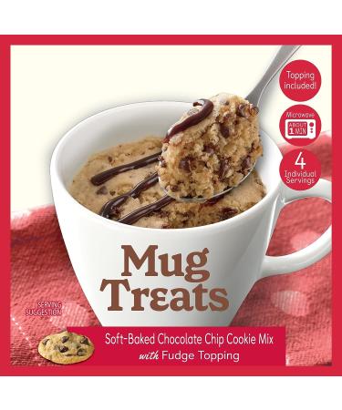 Betty Crocker Mug Treats Chocolate Chip Cookie 13.9 oz 4 ct - Pack of 6 - Buy Online on GoSupps.com