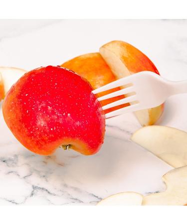MAUI Heavy Duty Plastic Forks and Spoons Set - 200 Pack, Disposable, Strong and Durable - Ideal for Parties and Gatherings by Maui - Buy Online on GoSupps.com